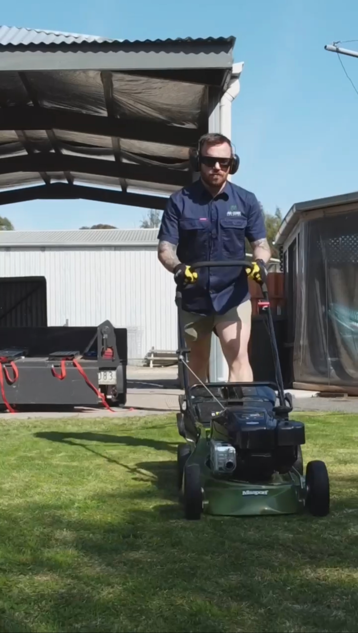 Rotary mower scalping
